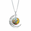 Accessory, pendant, suitable for import, with gem, European style, wholesale