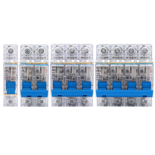 Factory Direct Sales Transparent Circuit Breaker DZ47-63 32A 40A A63A Distribution Panel Dedicated One-Year Warranty