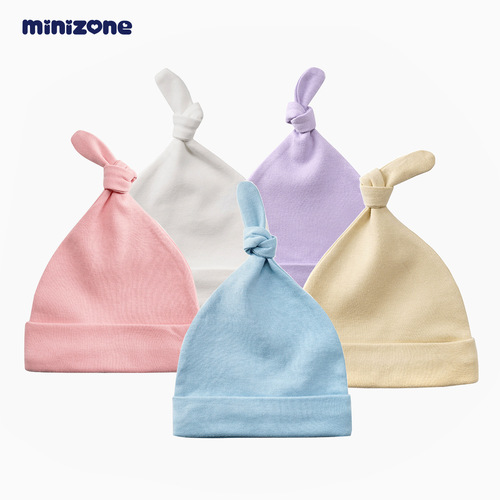 minizone newborn hat fetal cap for male and female babies 0-3 months infant hat newborn pullover hat