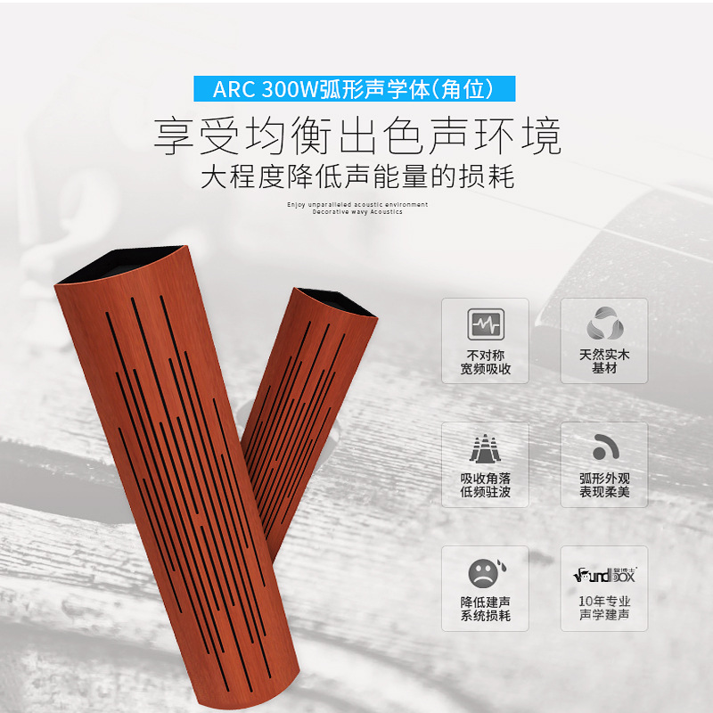 Doctor Sheng ARC300W corner arc low frequency trap diffusion audio and video room standing wave HIFI indoor wall decoration