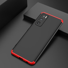 适用360全包VIVOV20SE手机壳拼接防摔 v20磨砂简约男女手机保护套