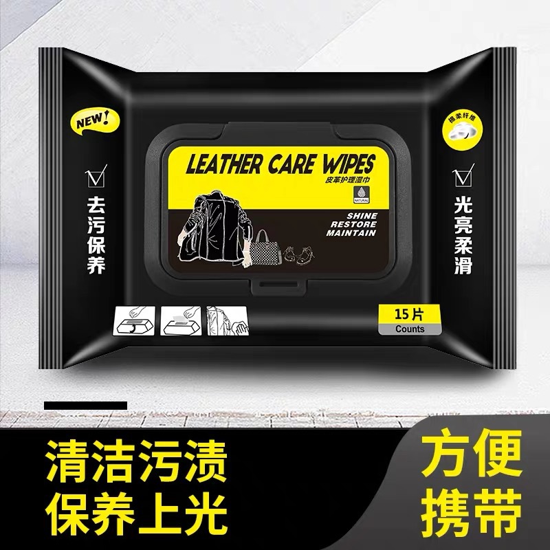 가죽 물티슈 15매(24팩/박스)