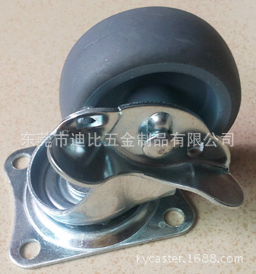 供应 万向轮脚轮  轻型2寸静音TPR轮 刹车轮 厂家供应
