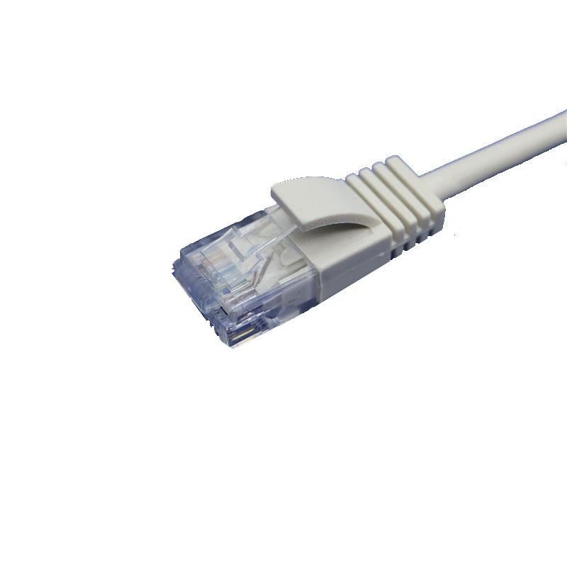 Ограниченная по времени акция CAT5E белый тонкий сетевой кабель 32AWG высокая скорость 100M медь чистая экранированный сетевой переходник