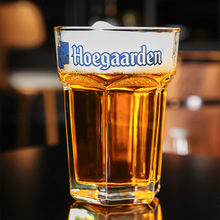 创意家用玻璃酒吧杯子 超大容量精酿扎啤杯六角福佳白啤酒杯