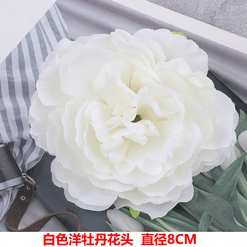 Cabeza de flor de peonía + Polo de flor