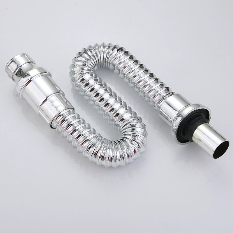 Производство и поставка сливной трубы синий стальной проволоки пластиковый материал кухня ванная комната умывальник сливной