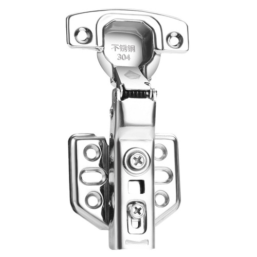 Stainless steel 304 hinge damping buffer cabinet door wardrobe cabinet door hydraulic spring hinge door hinge wholesale