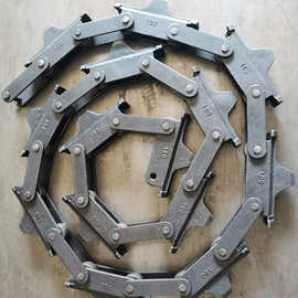 XT80 100 160驱动链条 半截头 工字钢模锻链履带 X348滑架传动链