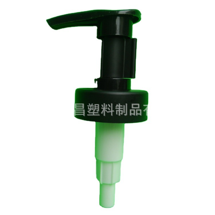 供应33牙双层乳液泵 化妆品塑料泵头 500g洗发水乳液泵头包装用品