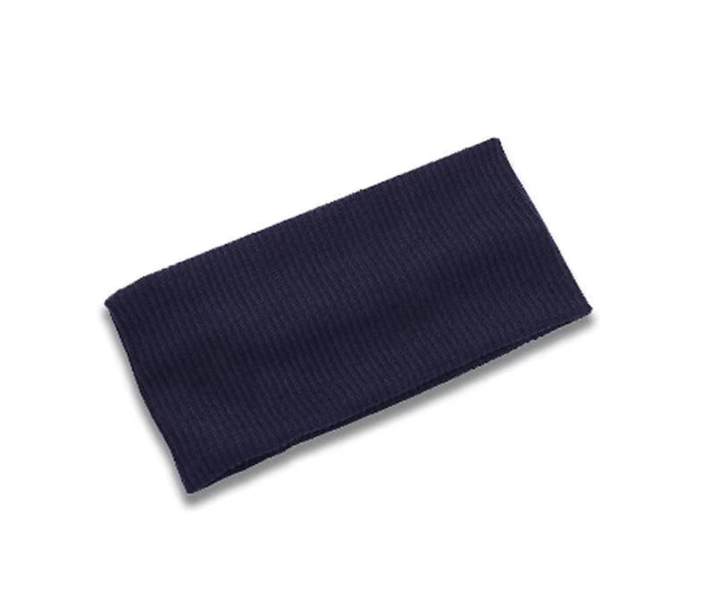 Knitted Elastic Headband, Polyester, 19×9 cm, Lightweight Multicolor Hair Accessory