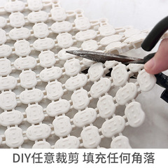 新款TPE滿鋪浴室拼接地墊 DIY家居衛生間淋浴房洗澡隔水防滑腳墊