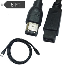 1394线19对6  IEEE1394火线800转600 火线6对9数据线 1394B 1.8米