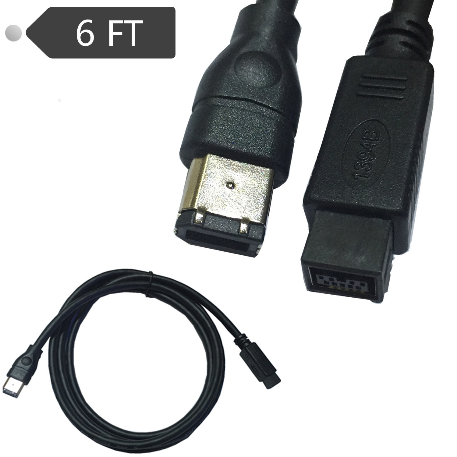 1394线19对6  IEEE1394火线800转600 火线6对9数据线 1394B 1.8米