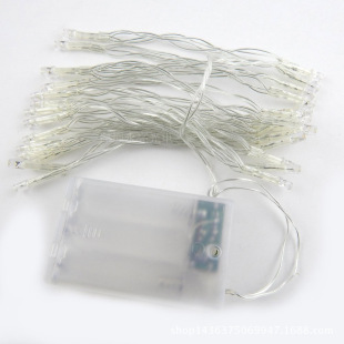 3 M 30LED copper waterproof battery colored lights string Christmas holiday wedding venue decorative lights factory direct sales