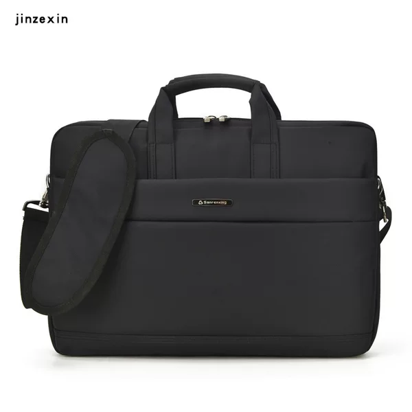 Computer bag 15.6-inch men's bag shoulder Portable Universal briefcase information bag gift bag office supplies bag cross-border
