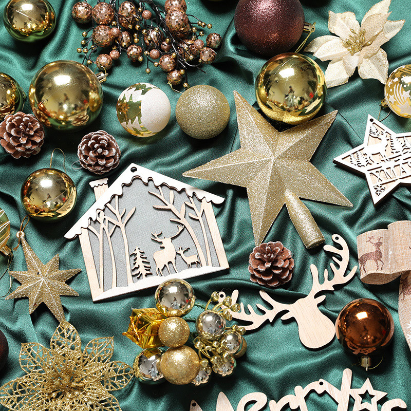 Hong Kong Heng árbol de Navidad decoraciones accesorios de DIY paquete de material colgante adornos decoración de Navidad diseño de escena