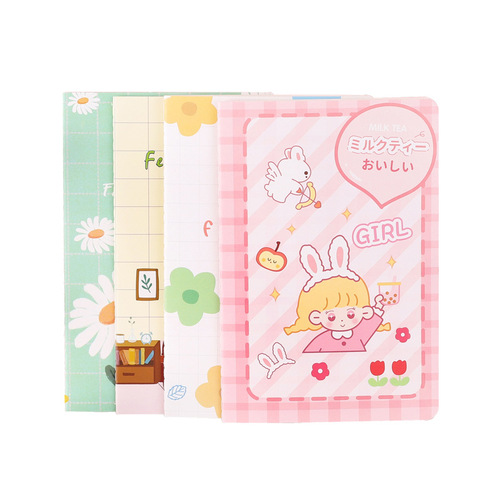 Creative stationery small fresh diary a5 notebook cute student homework book suture soft surface copy notepad