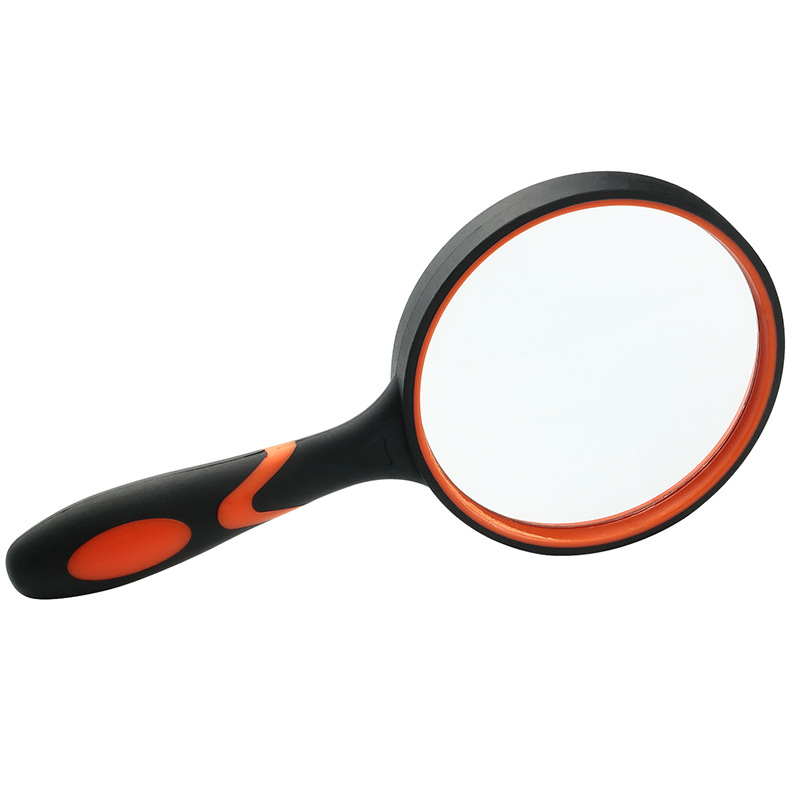 rubber two-color magnifying glass for elderly