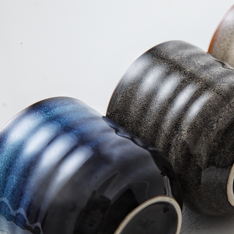 Transfronteriza Japonés taza de té taza de agua de cerámica horno de Kung Fu Taza de Té de cocina Japonesa retro vajilla Taza restaurante sola Taza