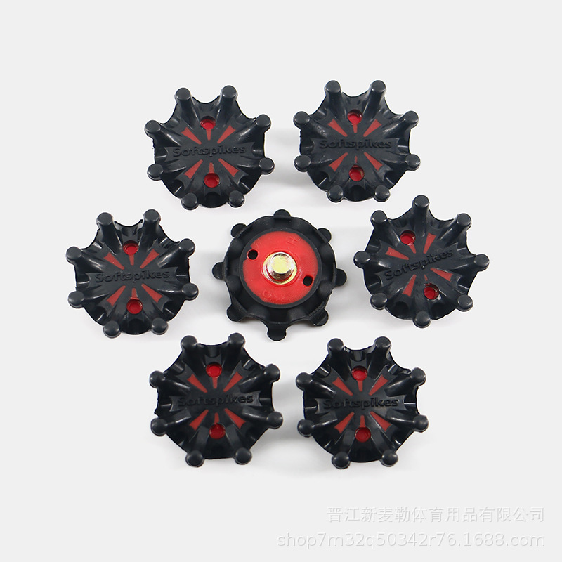 Venta caliente transfronteriza directa de la fábrica picos de golf tornillos equipo de golf negro y rojo suministros de golf