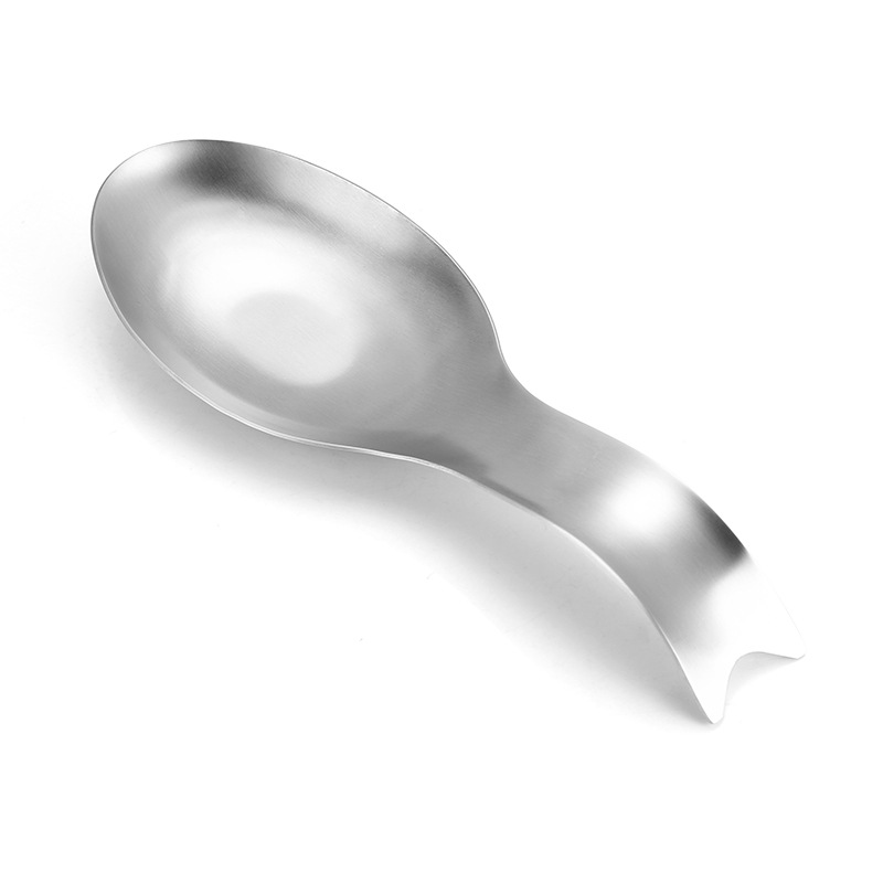 Directo de fábrica de acero inoxidable titular de cuchara estante olla caliente cuchara bandeja clip de comida hotel restaurante estante de utensilios de cocina cuchara titular