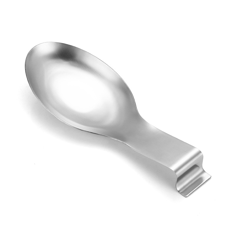 Directo de fábrica de acero inoxidable titular de cuchara estante olla caliente cuchara bandeja clip de comida hotel restaurante estante de utensilios de cocina cuchara titular