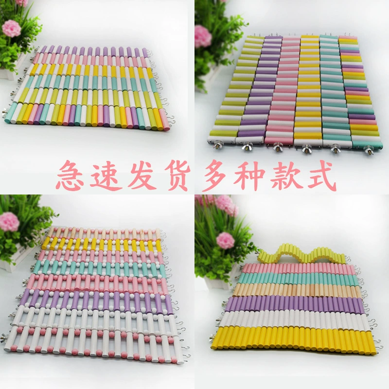 Клетка для хомяка игрушечная лестница деревянная качели подвесной мост 47 Базовая клетка перегородка Яблочная ветвь лестница разнообразие лестница Бесплатная доставка