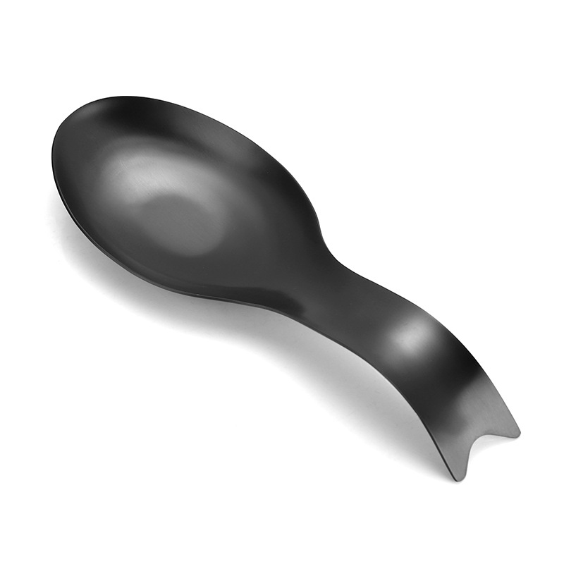 Directo de fábrica de acero inoxidable titular de cuchara estante olla caliente cuchara bandeja clip de comida hotel restaurante estante de utensilios de cocina cuchara titular