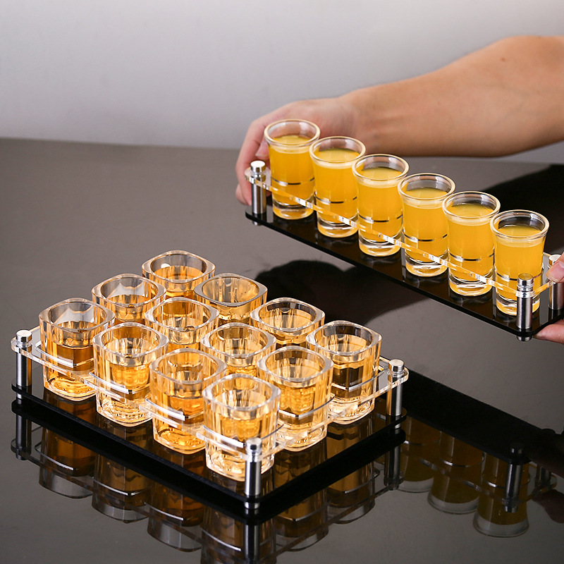 Bar portavasos acrílico combinación de plástico bala taza estante bar una taza de vino blanco taza de vino extranjero estante transparente