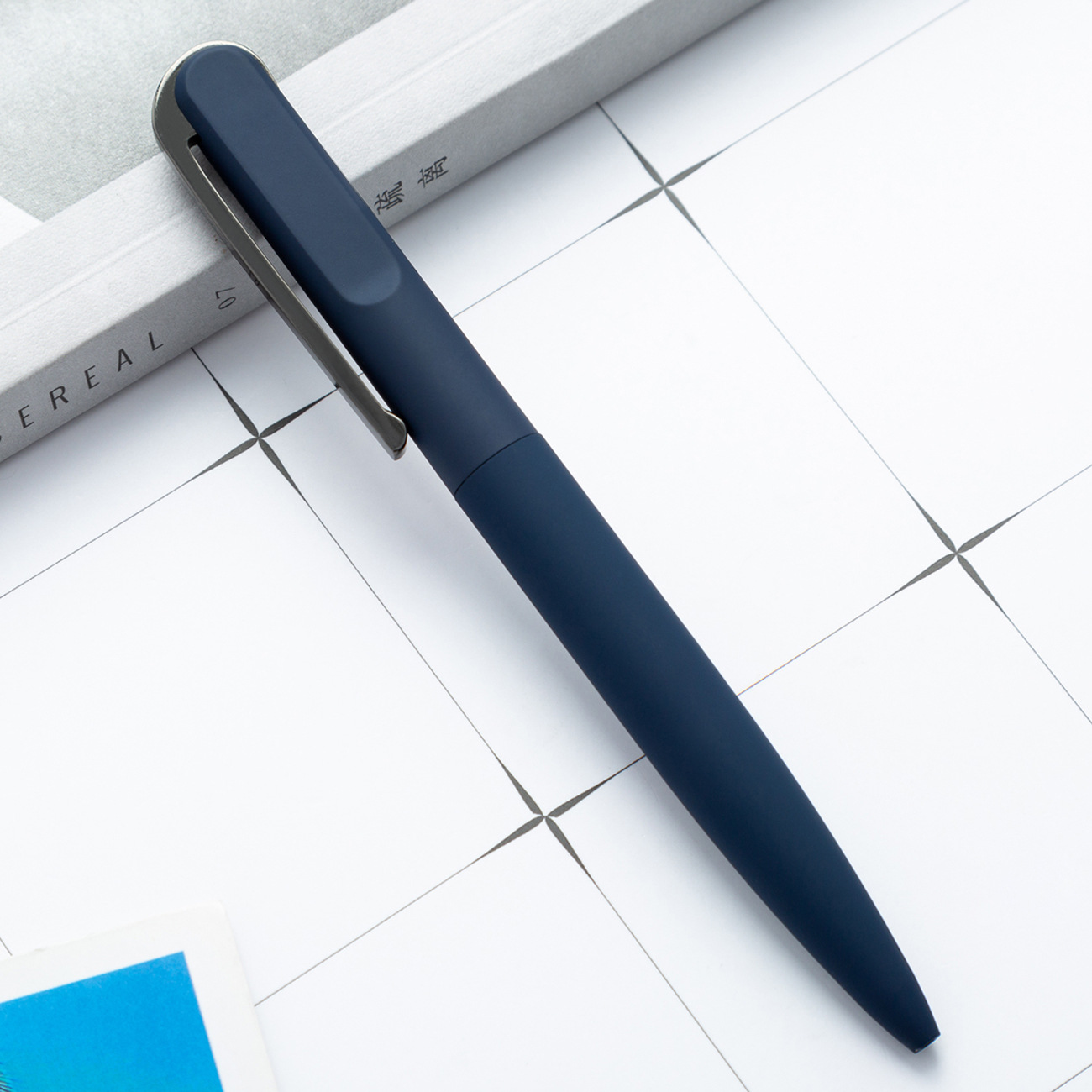 Adhesivo spray de metal negro firma pluma Oficina firma regalo pluma imprimible LOGO publicidad pluma de metal Fuente de la fábrica