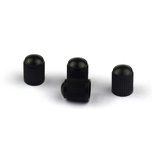 Car bicycle tire valve core dust cover dust cap black plastic valve cap