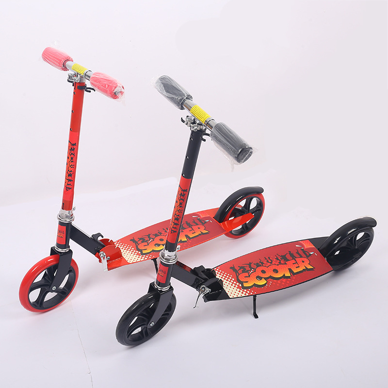 Adult children's scooter foldable creative lifting big children City walking aluminum alloy 200pu wheel scooter