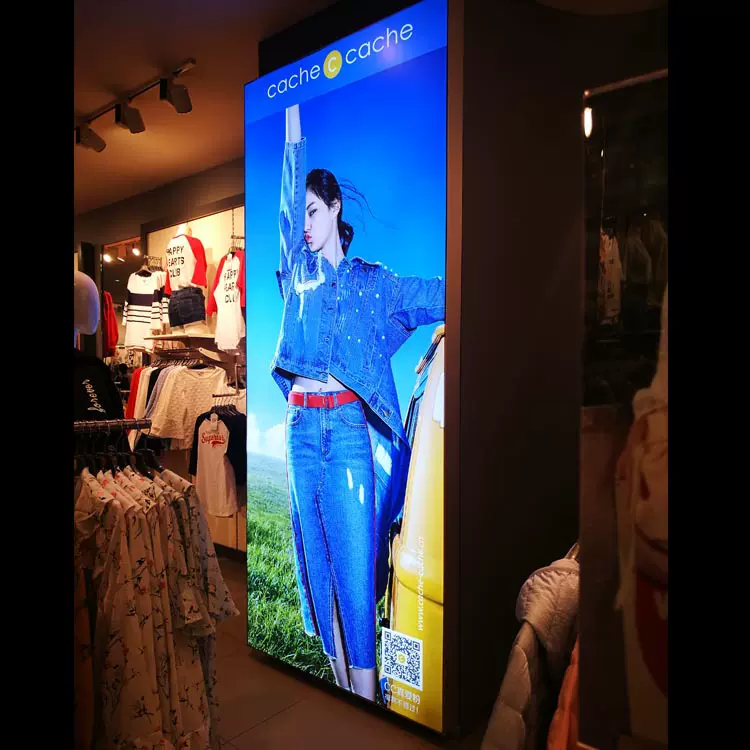 广告牌灯箱装饰高亮度制作厂家发光个性品牌店服装灯箱卡布