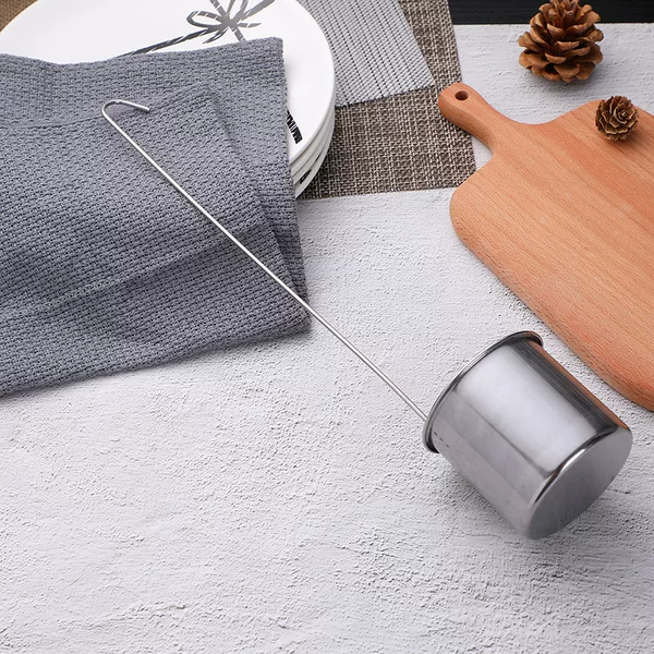 Stainless wine measuring device half a kilo wine raising son long handle wine hanging wine hanging 2 yuan shop best selling wine spoon
