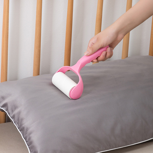 Reusable hair remover adhesive roller lint remover for clothes hair removal paper roll lint absorber wholesaler
