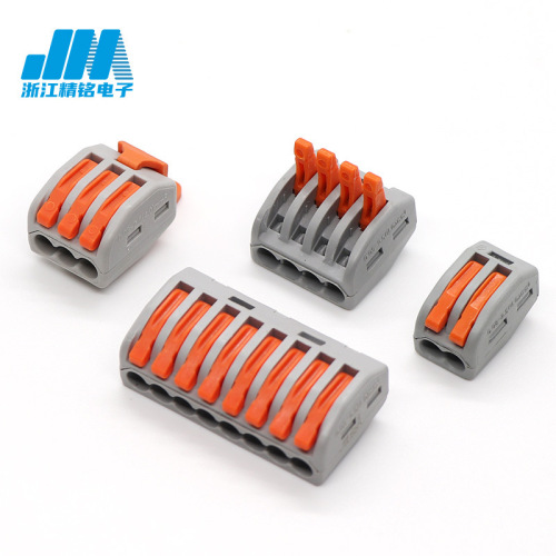 Terminal block PCT-212 push-type quick connector power hard-wire connector lamp split and power cord