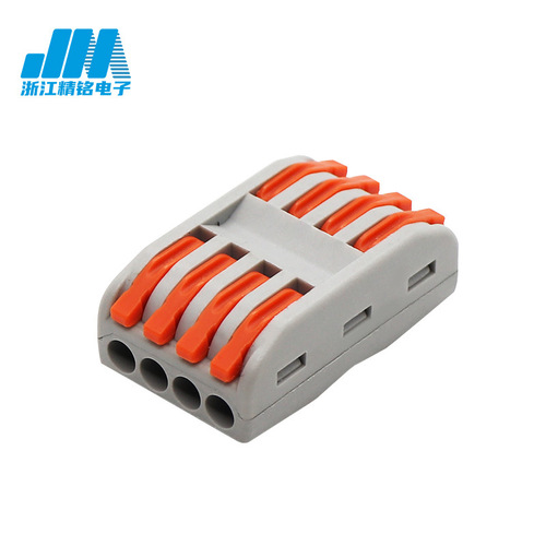 Zhejiang Jingming quick terminal block press PCTJM-222 two-in-two-out power cord lighting connector electrical