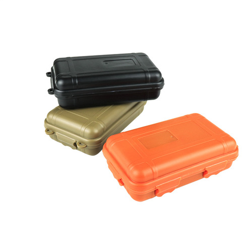 Small Number EDC Outdoor Survival Kit Box Shockproof, Pressureproof, Waterproof Seal Box Wilderness Survival Storage Box