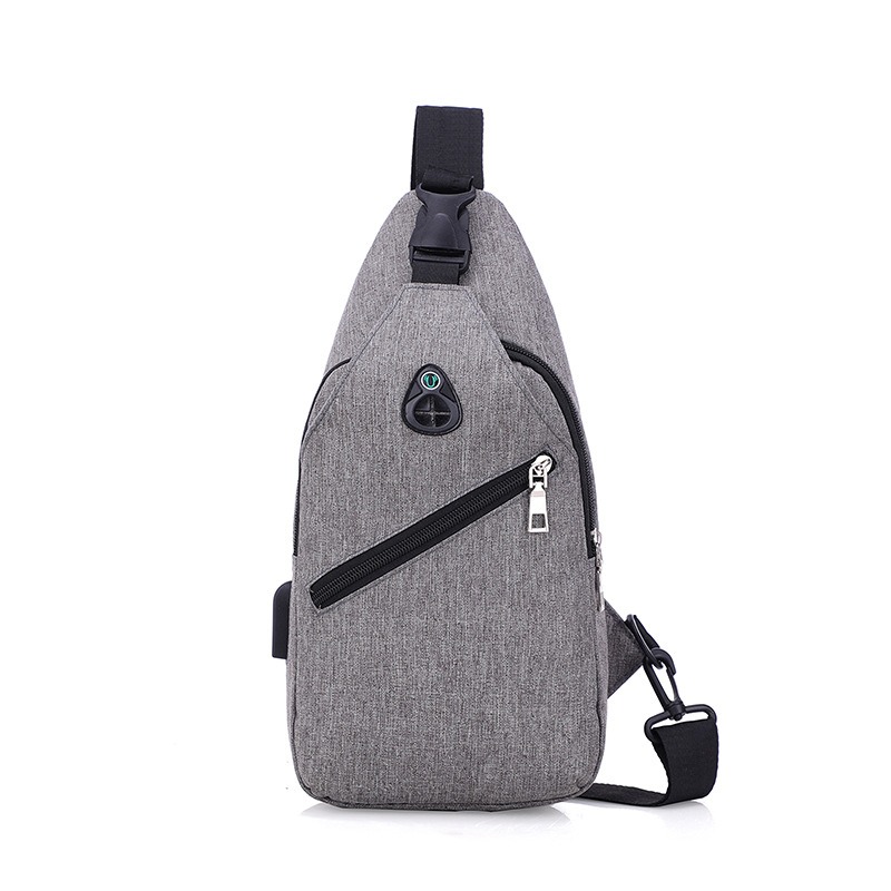 Bolsa de pecho de los hombres de estilo coreano de moda de lona bolsa casual al aire libre pequeña mochila de moda bolsa de hombro bolsa de mensajero bolsa de cintura suministro al por mayor