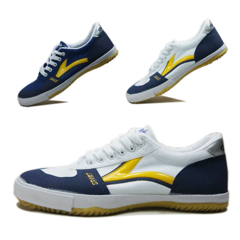 Qingdao Double Star Men's and Women's 11 Sports Shoes Canvas Sports Shoes Double Star Advanced Table Tennis Shoes Leather Shoes Size