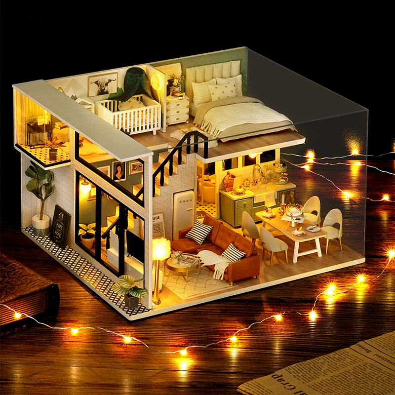 Comfortable hut, constructor, minifigure, house, DIY house, Birthday gift