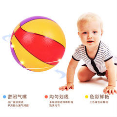 Three-color blue basketball toy ball children's toy ball children's bouncing ball kindergarten wholesale night market stall supply source