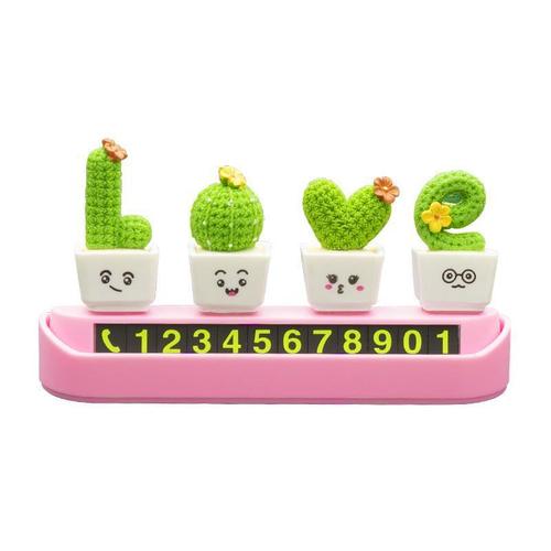 Temporary car parking phone number plate, creative car ornaments and decorative supplies, car moving number plate