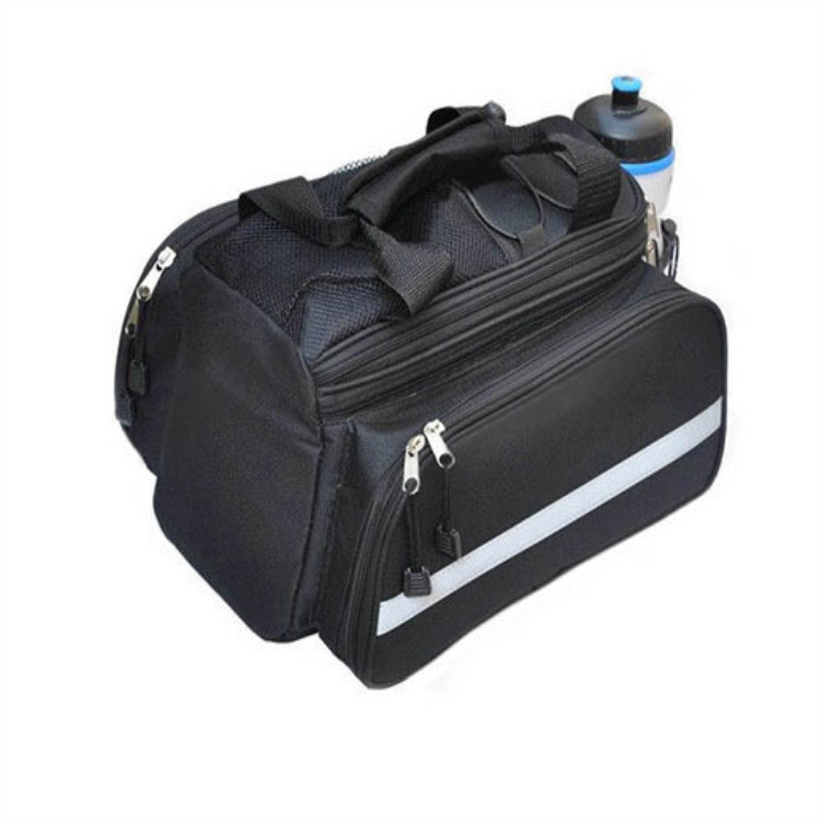 Bolsa trasera para bicicleta con cubierta impermeable, gran capacidad, expandible, para ciclismo, venta al por mayor.