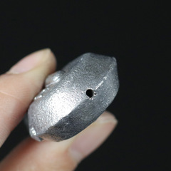 批發足克雞心通心鉛墜塑心雞心鉛墜不傷線扁形鉛墜通心雞心鉛墜