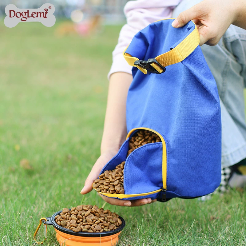 Уличная сумка для хранения собачьей еды Водонепроницаемая складная сумка для собачьей еды большой емкости сумка для хранения корма для домашних животных кошка и собака уличная сумка для еды