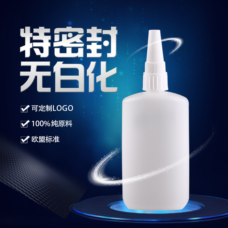 Transparent plastic glue