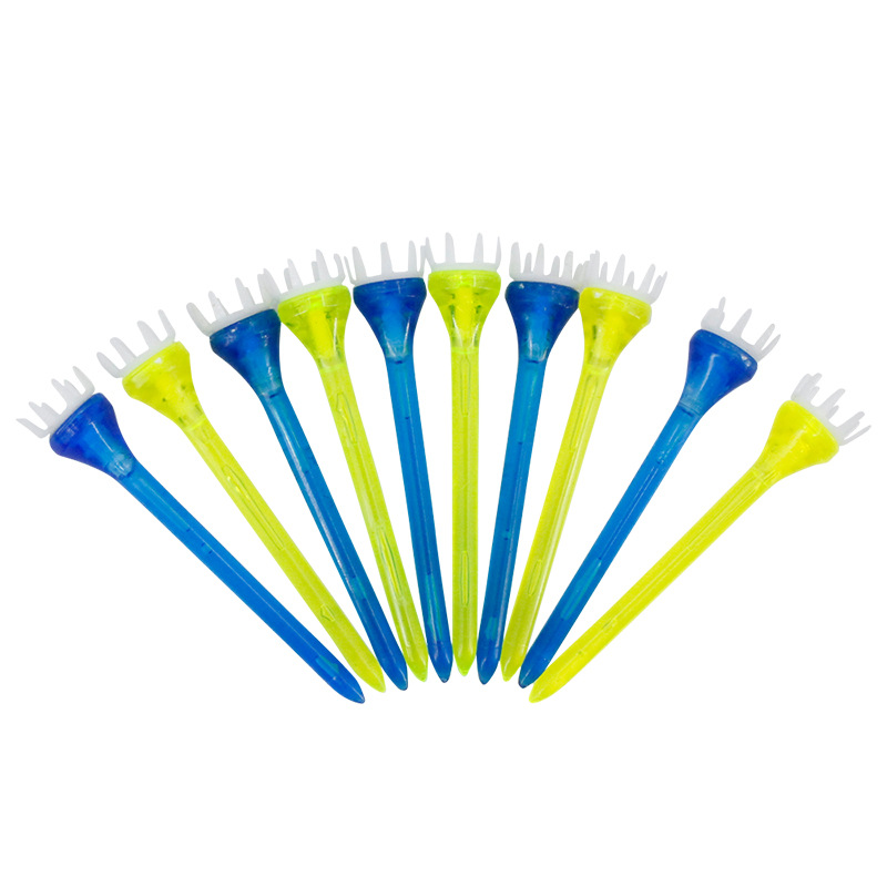 FUENTE Venta al por mayor de fábrica de uñas de golf en forma de corona multicolor bola de golf de uñas de Golf tee Venta caliente transfronteriza