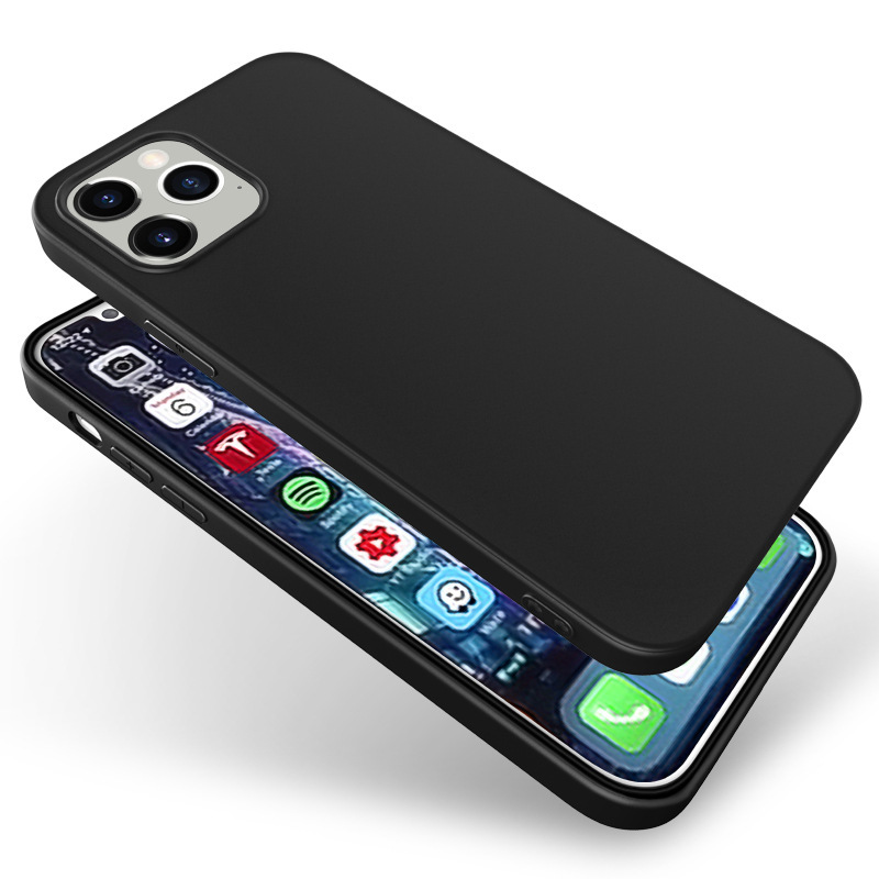 Suitable for Apple 15 matte phone case iphone12 all-inclusive soft case 11 mobile phone case 14 black factory direct sales Suitable for Apple 15 matte phone case iphone12 all-inclusive soft case 11 mobile phone case 14 black factory direct sales